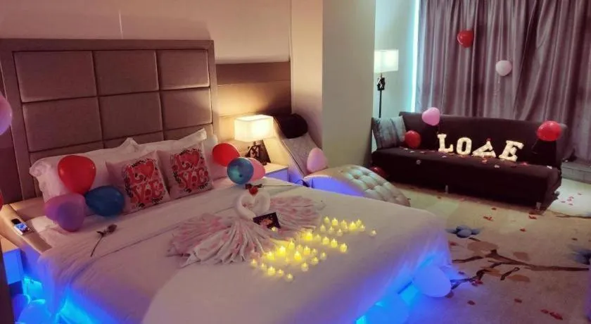 Bed in Boke Boutique Hotel Shenzhen Longgang