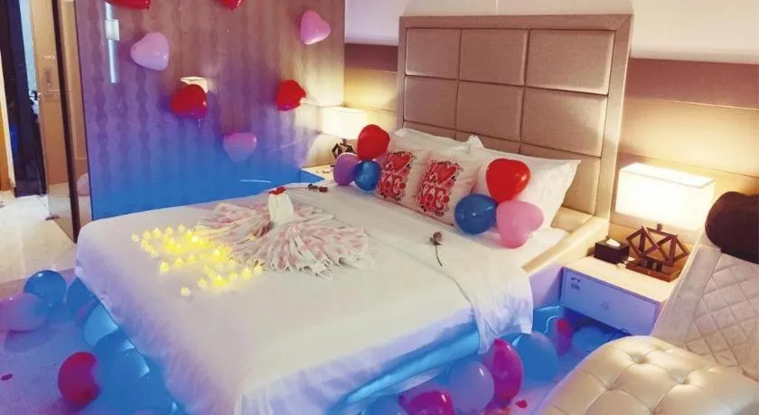 Bed in Boke Boutique Hotel Shenzhen Longgang