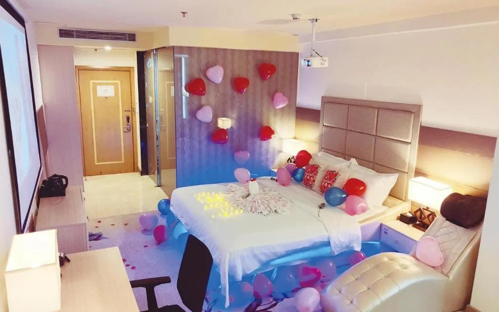 Bed in Boke Boutique Hotel Shenzhen Longgang