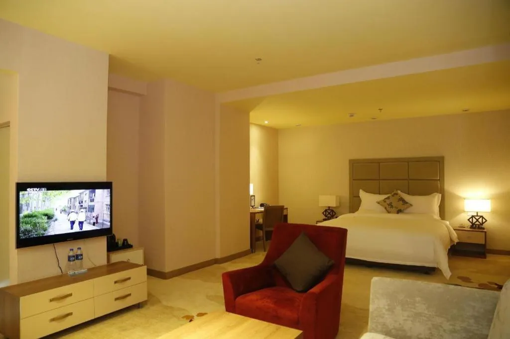 Bed in Boke Boutique Hotel Shenzhen Longgang