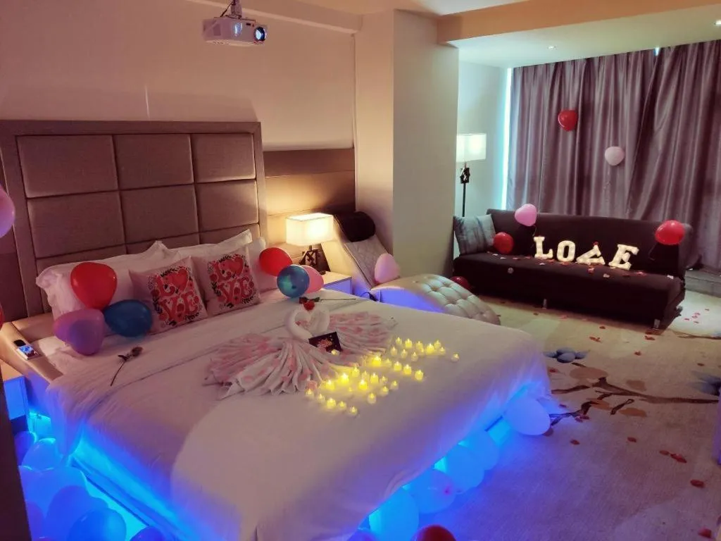 Bed in Boke Boutique Hotel Shenzhen Longgang