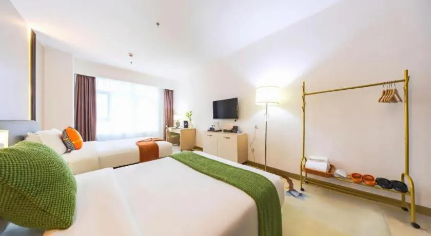 Bed in Boke Boutique Hotel Shenzhen Longgang