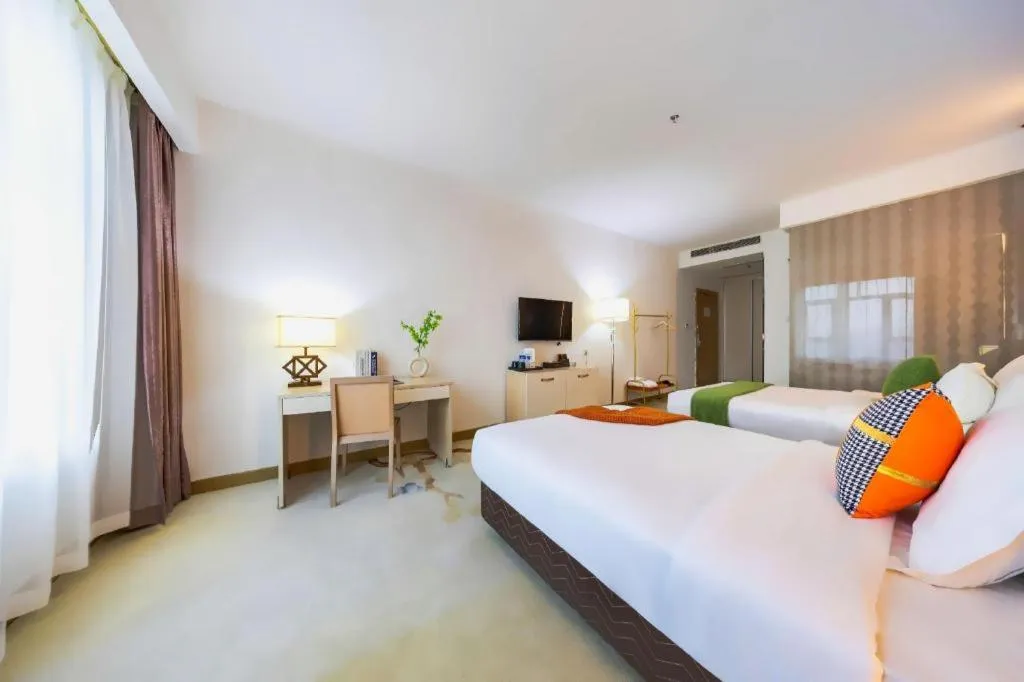Bed in Boke Boutique Hotel Shenzhen Longgang