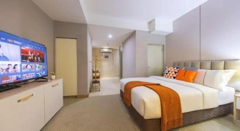 Bed in Boke Boutique Hotel Shenzhen Longgang