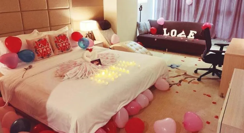 Bed in Boke Boutique Hotel Shenzhen Longgang