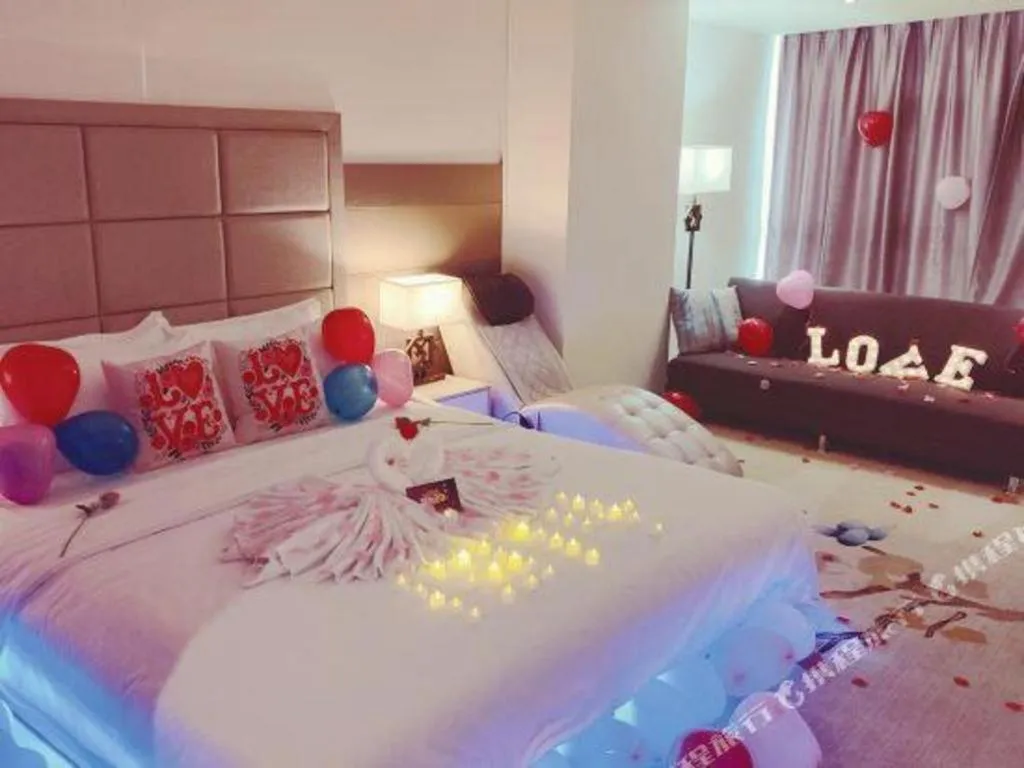 Bed in Boke Boutique Hotel Shenzhen Longgang