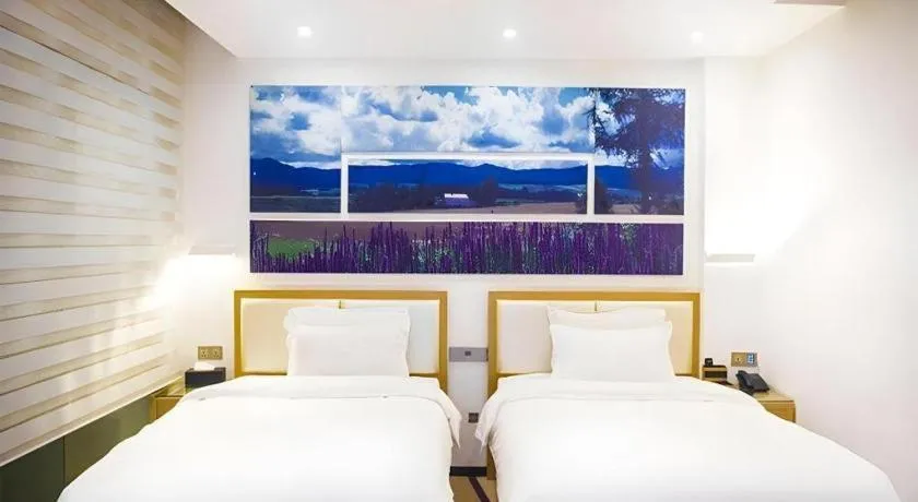 Bed in LAVANDE Hotel Dalian Huanan Square North Railway Station