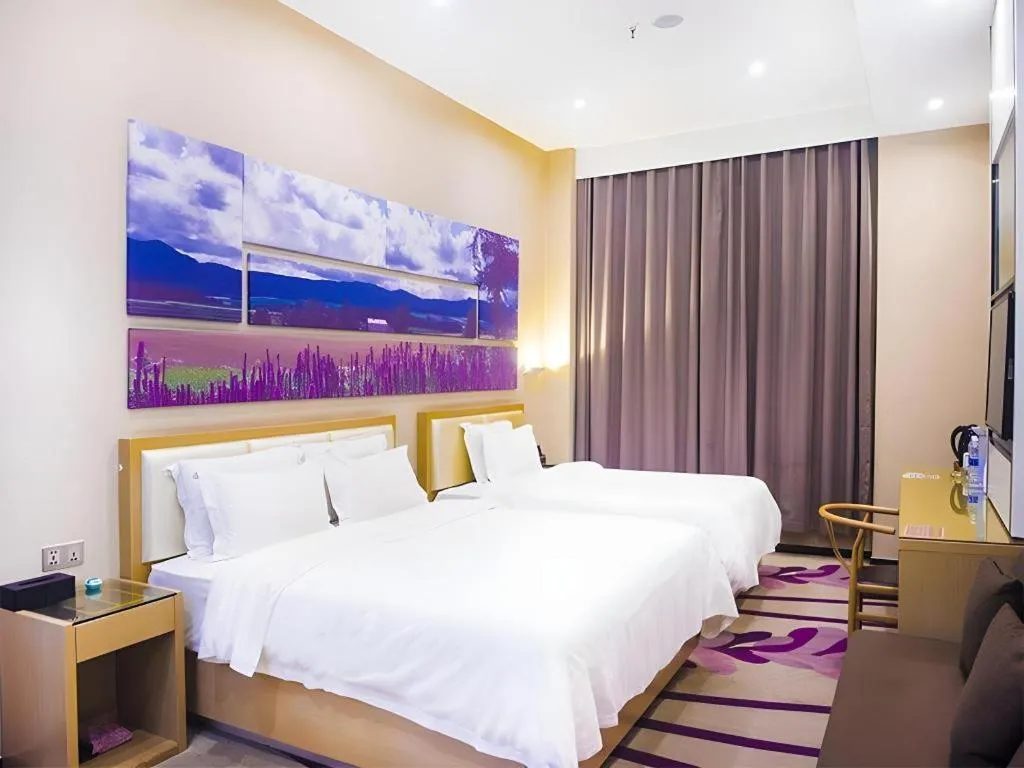 Bed in LAVANDE Hotel Dalian Huanan Square North Railway Station