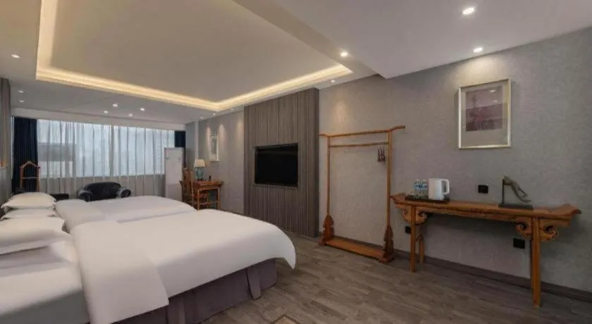 Bed in Xi'an Huiya Tianmu Hotel