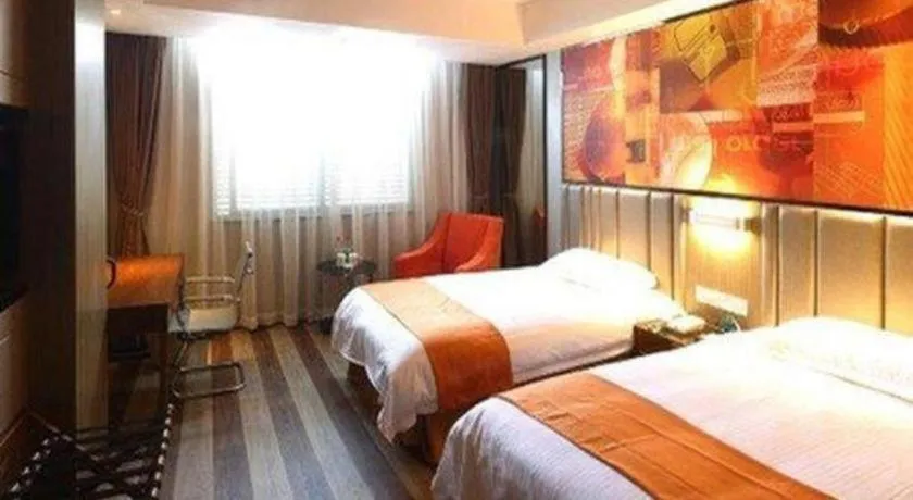 Bed in GreenTree Inn Fujian Fuzhou Software Park River View Business Hotel