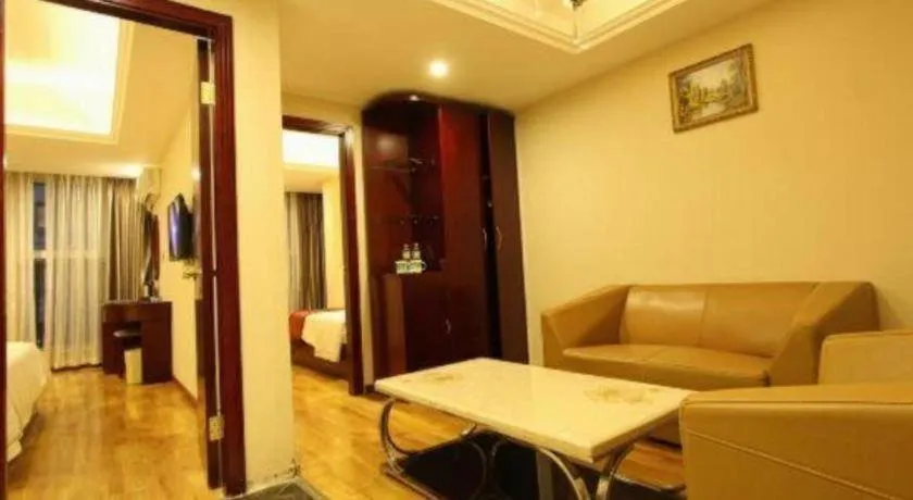 Bed in GreenTree Inn Chengdu North Railway Station Beichengtianjie Business Hotel