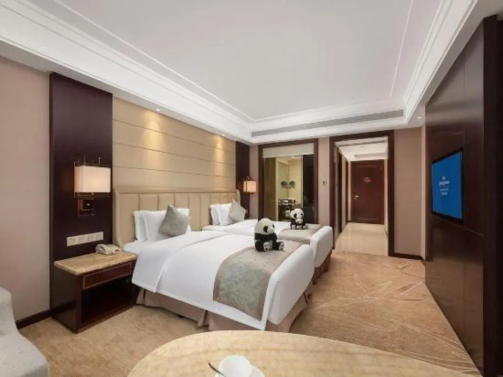 Bed in Howard Johnson Zunyue Hotel Chengdu