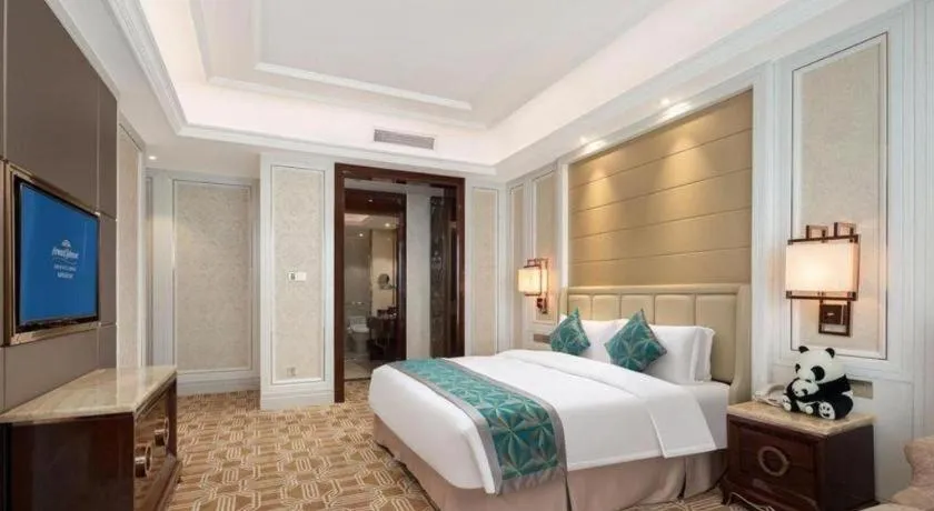 Bed in Howard Johnson Zunyue Hotel Chengdu