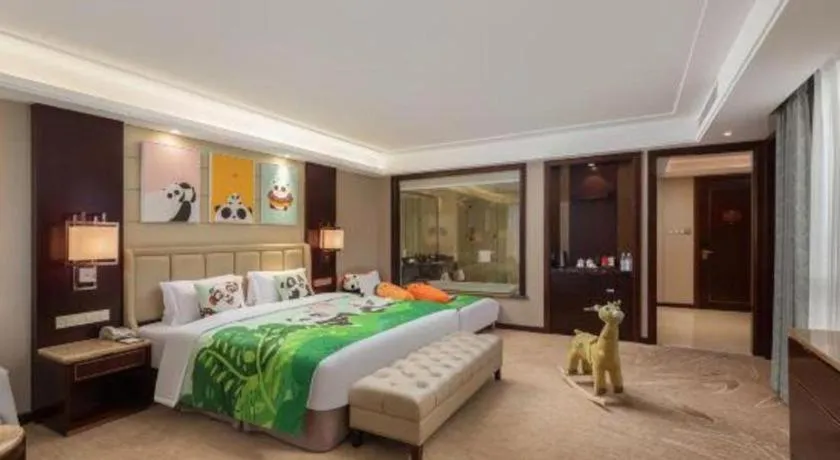 Bed in Howard Johnson Zunyue Hotel Chengdu