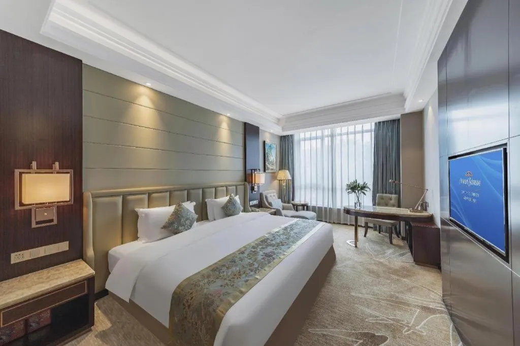 Bed in Howard Johnson Zunyue Hotel Chengdu