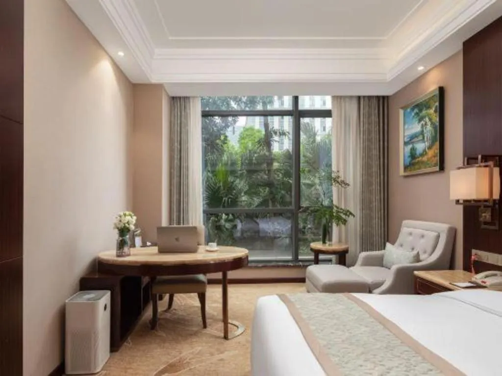 Bed in Howard Johnson Zunyue Hotel Chengdu