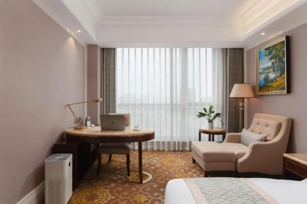 Bed in Howard Johnson Zunyue Hotel Chengdu