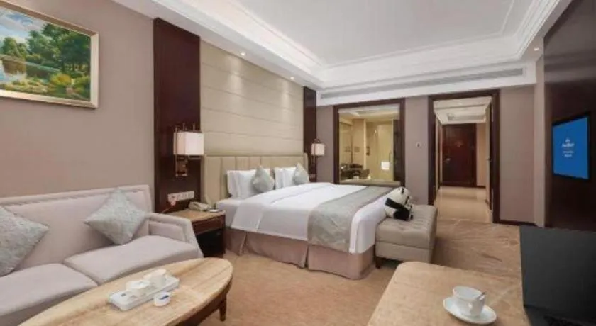 Bed in Howard Johnson Zunyue Hotel Chengdu