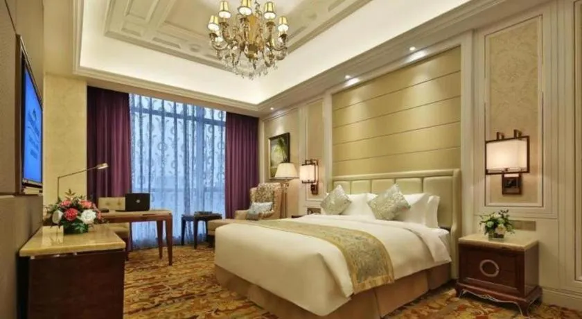 Bed in Howard Johnson Zunyue Hotel Chengdu