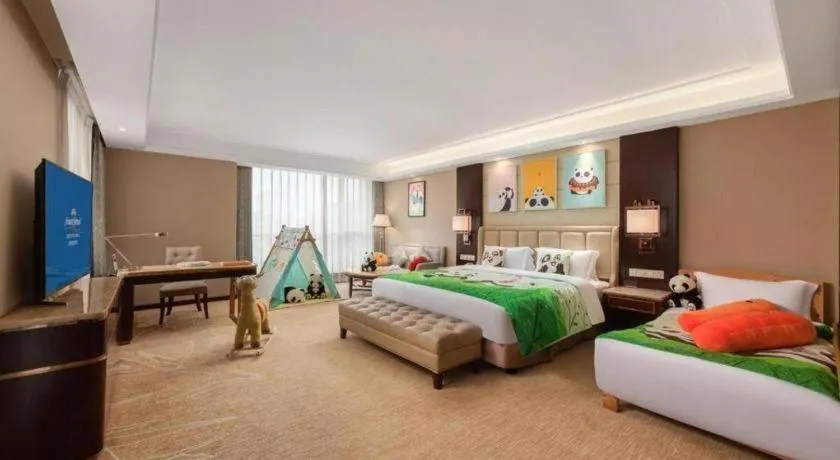 Bed in Howard Johnson Zunyue Hotel Chengdu