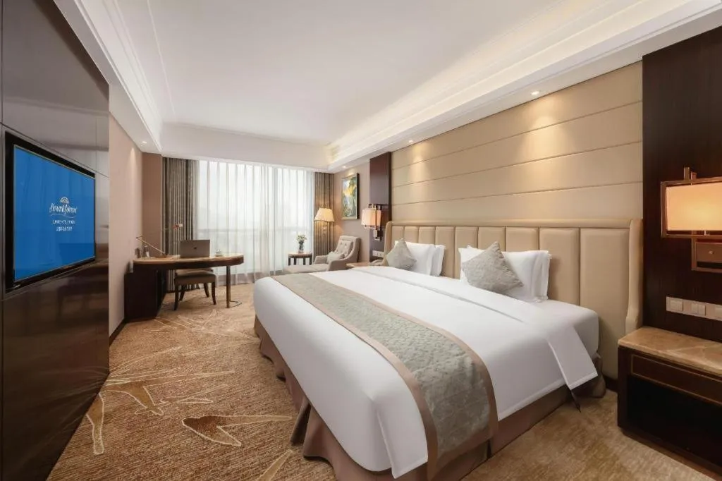 Bed in Howard Johnson Zunyue Hotel Chengdu