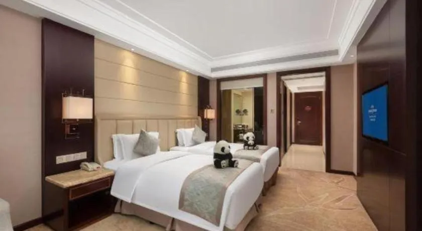 Bed in Howard Johnson Zunyue Hotel Chengdu