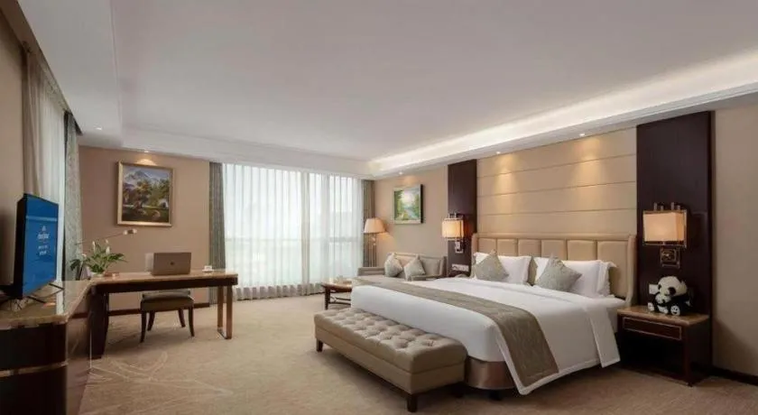 Bed in Howard Johnson Zunyue Hotel Chengdu