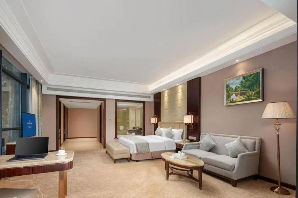 Bed in Howard Johnson Zunyue Hotel Chengdu