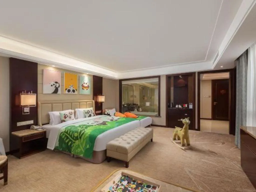 Bed in Howard Johnson Zunyue Hotel Chengdu