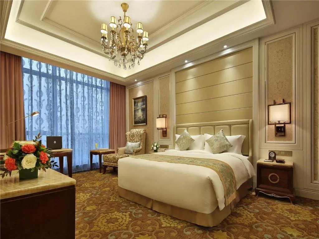 Bed in Howard Johnson Zunyue Hotel Chengdu