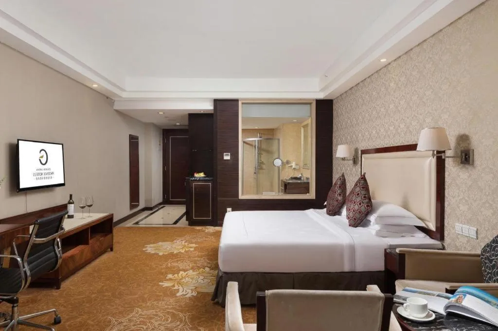 Bed in Country Garden Phoenix Hotel Maoming