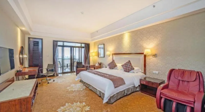 Bed in Country Garden Phoenix Hotel Maoming