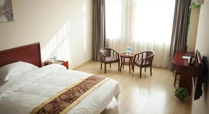 Bed in GreenTree Inn Jiansu Nantong Tongzhouwan Huanghe Road Business Hotel