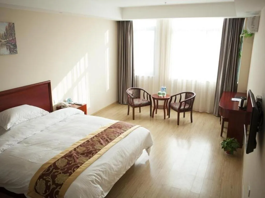 Bed in GreenTree Inn Jiansu Nantong Tongzhouwan Huanghe Road Business Hotel