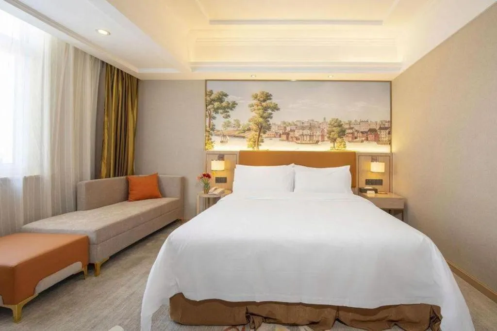 Bed in Vienna Hotel Tianjin Huaming