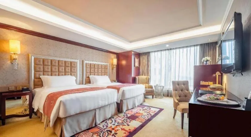 Bed in Shenyang Royal Wan Xin Hotel