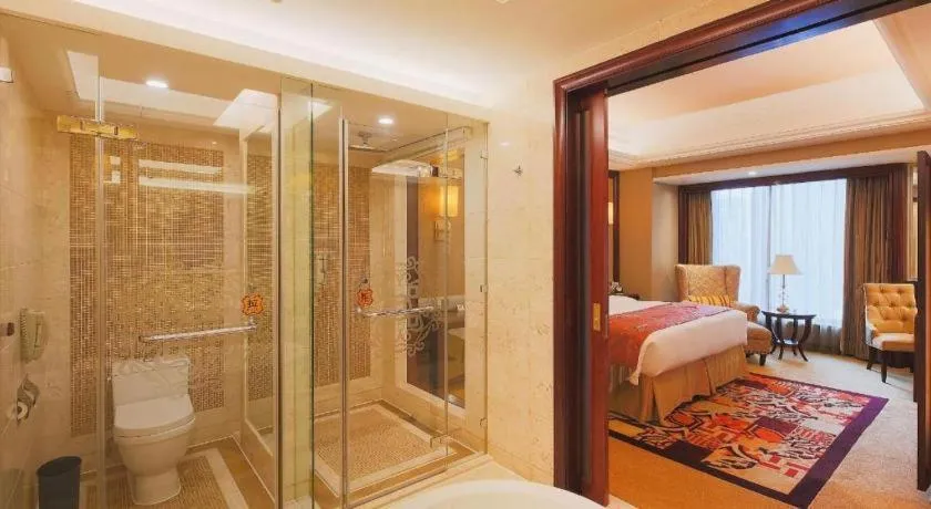 Bed in Shenyang Royal Wan Xin Hotel