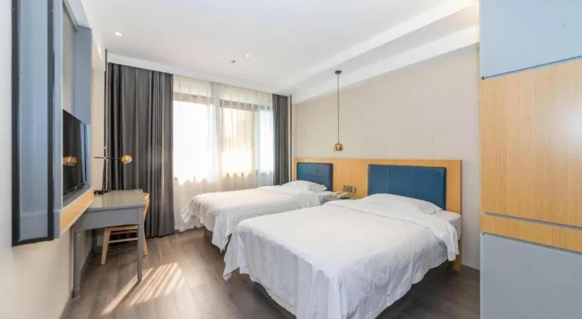 Bed in GreenTree Alliance Jiangsu Yangzhou middle Wenchang Road Municipal Government Hotel