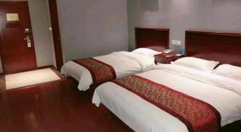 Bed in GreenTree Inn Suzhou Shihu Suli Road Express Hotel