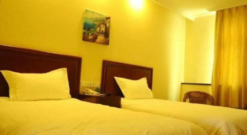 Bed in GreenTree Inn Suzhou Shihu Suli Road Express Hotel