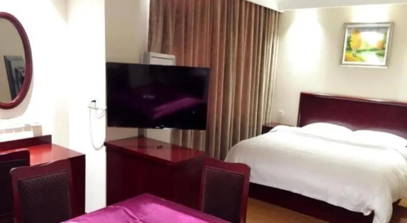 Bed in GreenTree Inn Jiangsu Wuxi Xishan DongTing Erquan East Road XinGuang Newly Estate Express Hotel