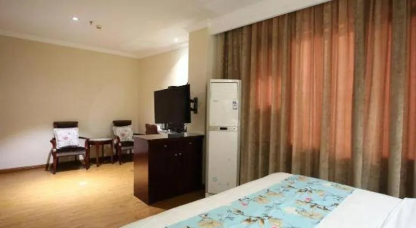 Bed in GreenTree Inn Jiangsu Wuxi Xishan DongTing Erquan East Road XinGuang Newly Estate Express Hotel