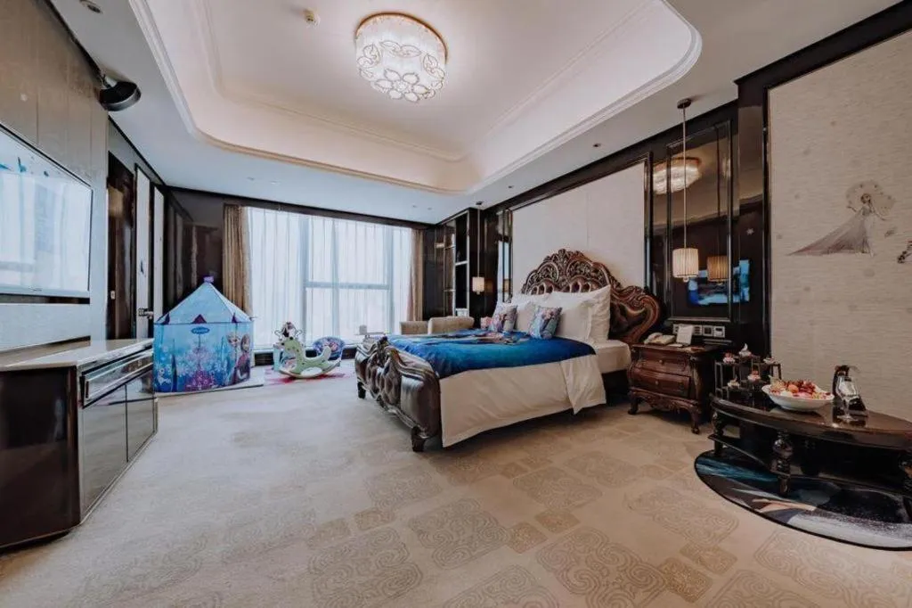 Bed in Chengdu Charming Yard Nature Nook Hotel