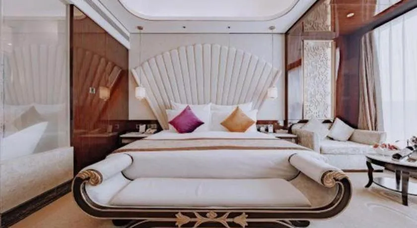 Bed in Chengdu Charming Yard Nature Nook Hotel