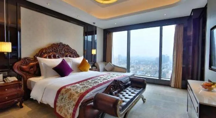 Bed in Chengdu Charming Yard Nature Nook Hotel