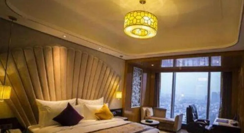 Bed in Chengdu Charming Yard Nature Nook Hotel