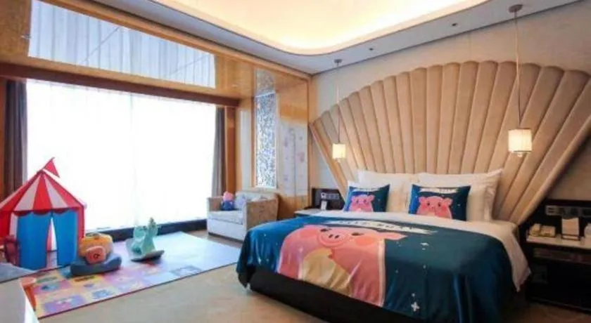 Bed in Chengdu Charming Yard Nature Nook Hotel