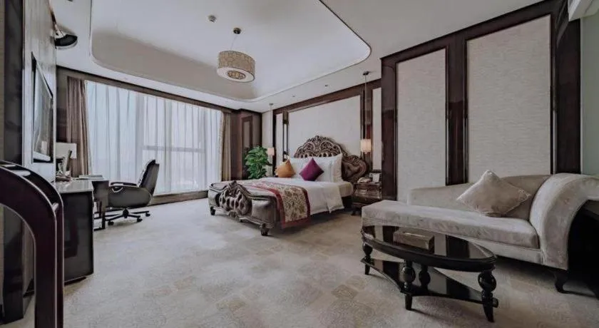 Bed in Chengdu Charming Yard Nature Nook Hotel