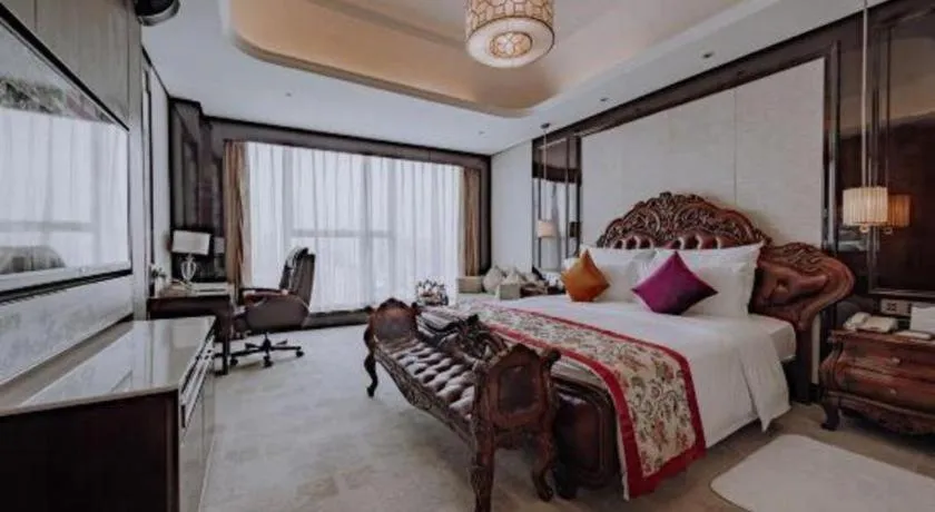 Bed in Chengdu Charming Yard Nature Nook Hotel