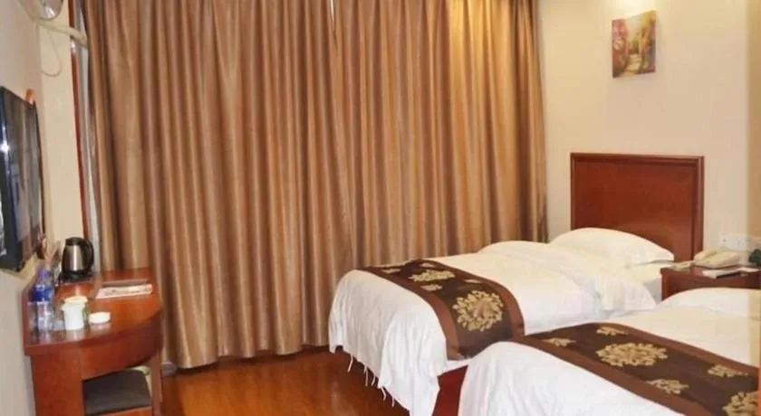 Bed in GreenTree Inn Hefei Feidong Guiwang Road Luzhou Medical School Business Hotel